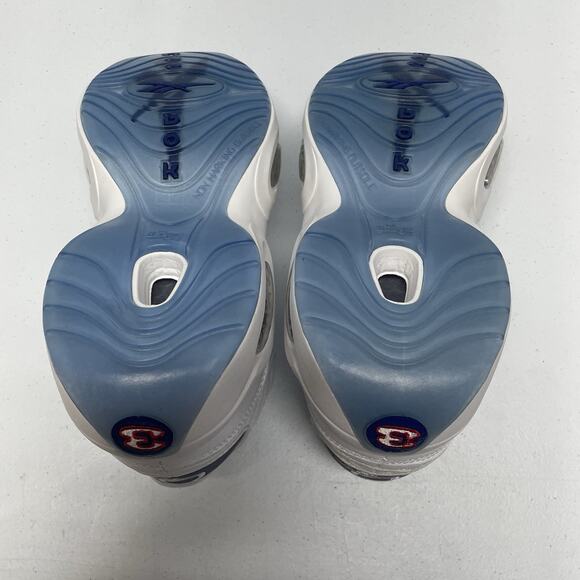 Reebok Question Mid Blue Toe GX0227 Size 8.5 White Blue Allen Iverson Philly main image 5